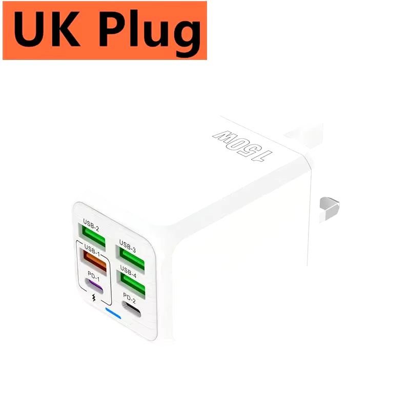 Multi plug charger - A fast charger that can charge 4 different devices at the same time!